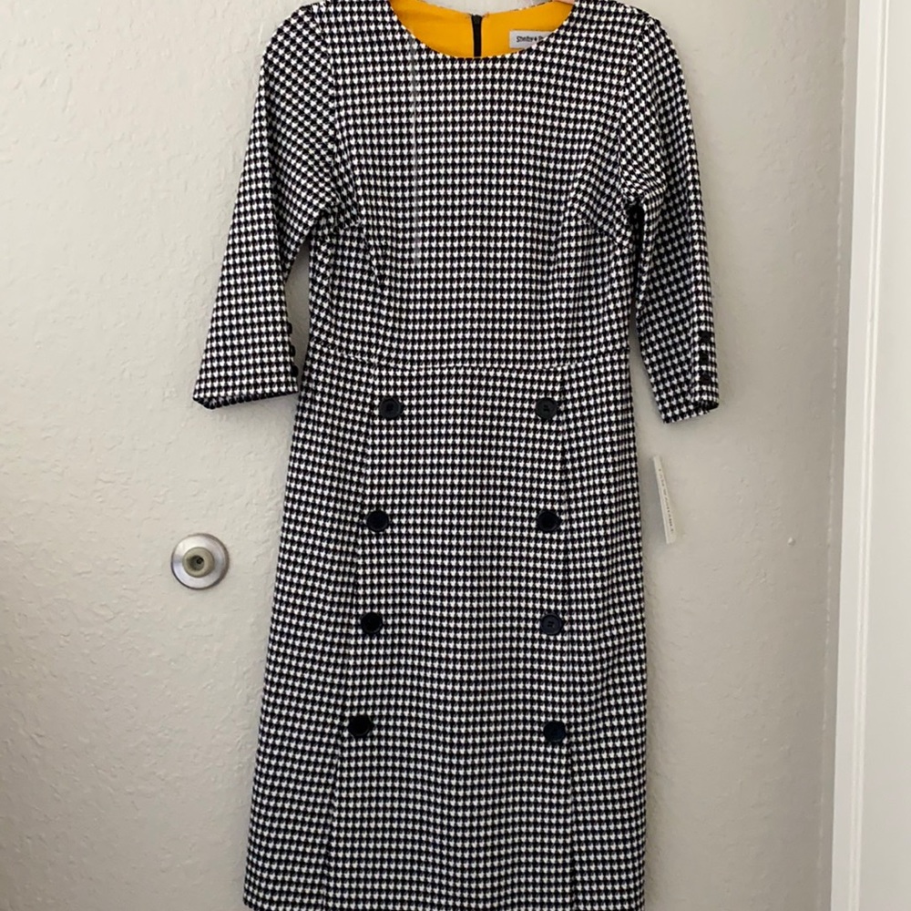 Checked pencil dress size 8